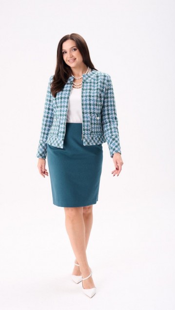 MisLana Костюм 11006 Морская волна фото 4