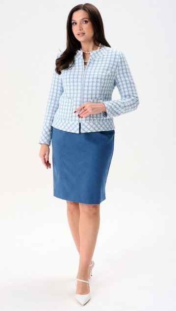 MisLana Костюм 11006 Голубой фото 6