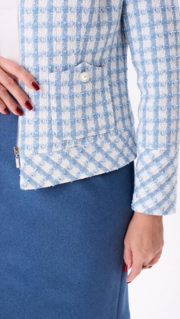 MisLana Костюм 11006 Голубой фото 3