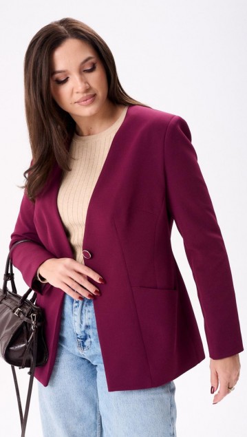 MisLana Жакет 804 Бордо фото 5