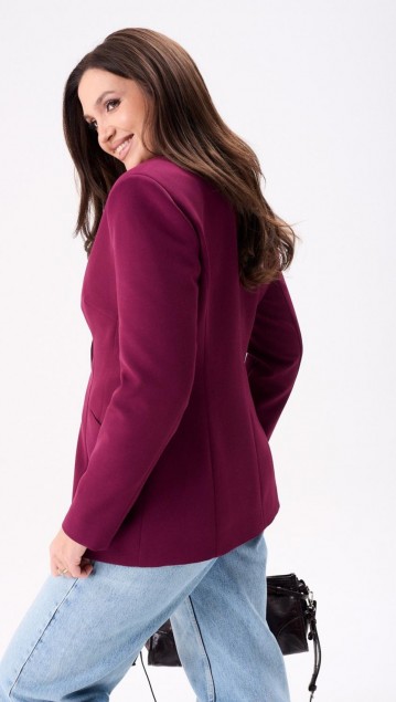 MisLana Жакет 804 Бордо фото 4