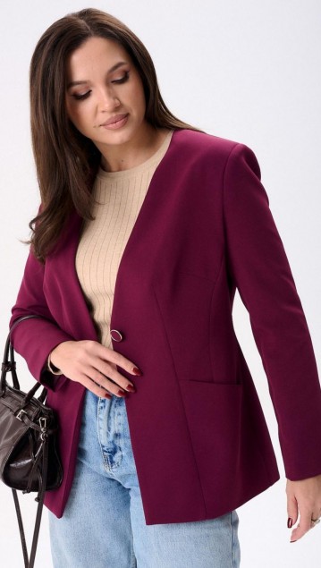 MisLana Жакет 804 Бордо фото 6