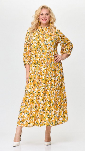 Abbi Платье 1010 желтый кувшинки фото 4