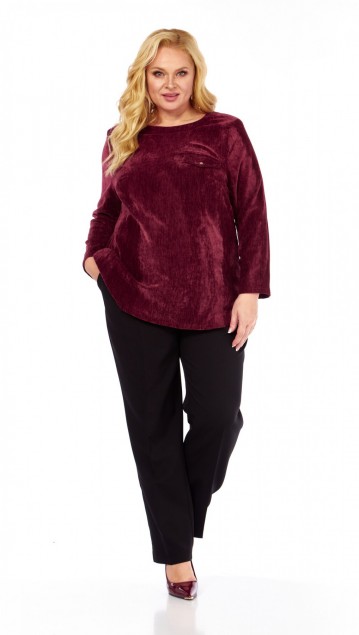 Abbi Блузка 4070 спелая вишня фото 4
