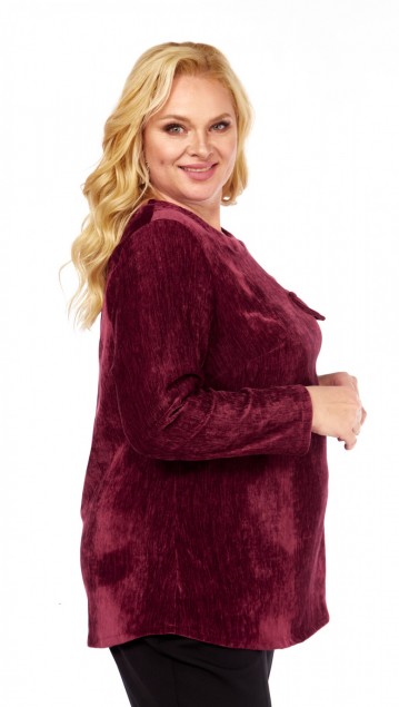 Abbi Блузка 4070 спелая вишня фото 7