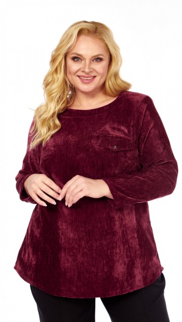 Abbi Блузка 4070 спелая вишня фото 5