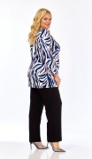Abbi Блузка 4072сине-кремовая гамма фото 5