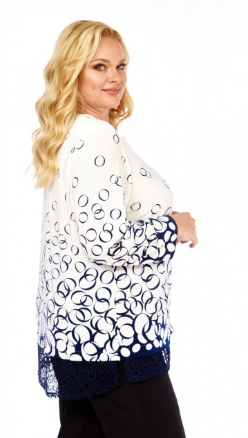 Abbi Блузка 4073 блузка с кружевом фото 3