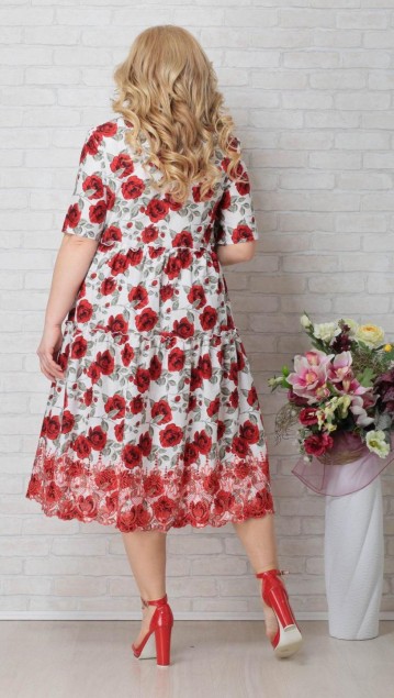 Aira-Style Платье 795 Красные розы фото 3