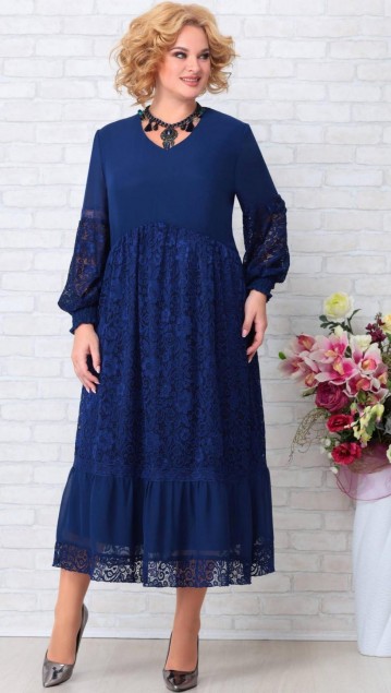 Aira-Style Платье 849 Темно синий 
