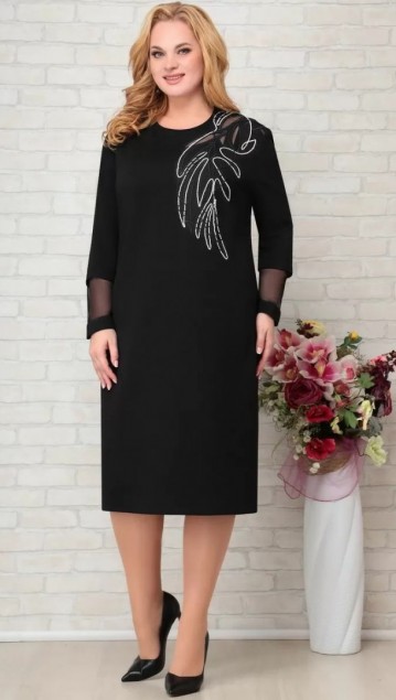 Aira-Style Платье 876 Черный фото 4
