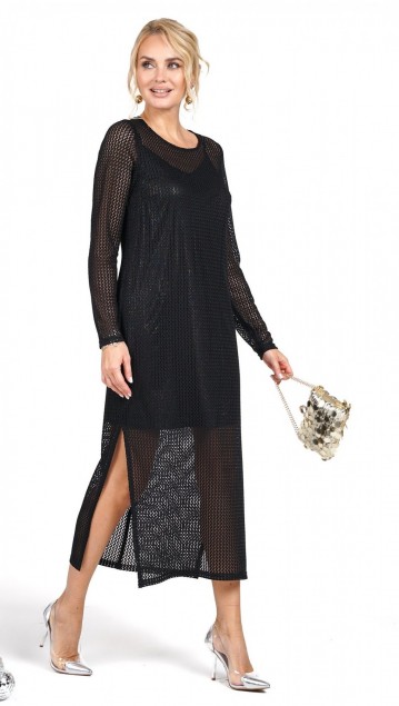 ALANI collection Платье 2481 Черный фото 4