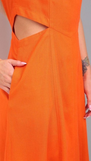 ANDREA FASHION Платье 4 Оранжевый фото 3