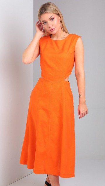 ANDREA FASHION Платье 4 Оранжевый фото 4