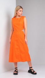  Платье 4 Оранжевый