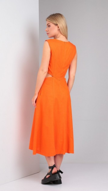 ANDREA FASHION Платье 4 Оранжевый фото 5