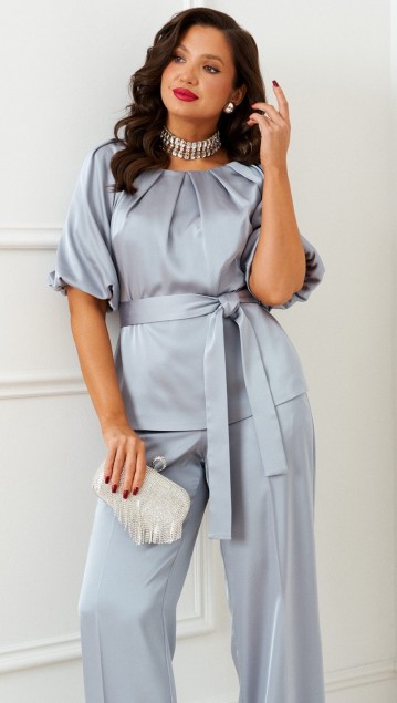 Beautiful&Free Костюм 6381 стальной фото 5