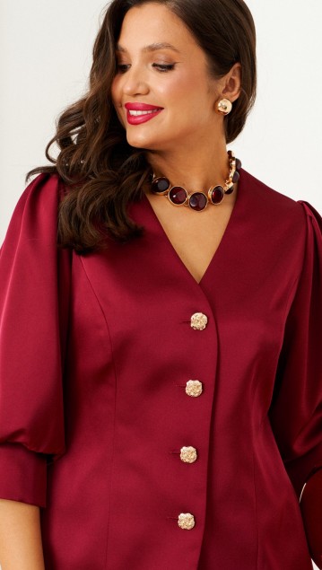 Beautiful&Free Костюм 6382 бордо фото 4