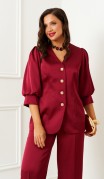 Beautiful&Free Костюм 6382 бордо фото 3