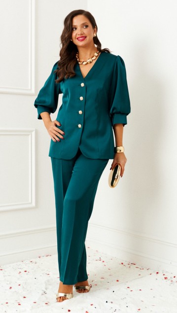 Beautiful&Free Костюм 6382 изумруд фото 3