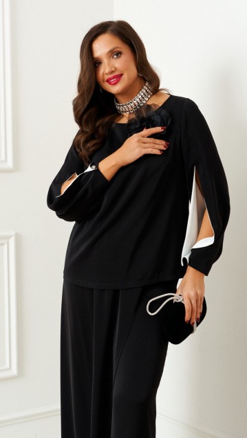 Beautiful&Free Комплект 6386 черный с молоком фото 4