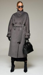 Пальто 7012 графит
