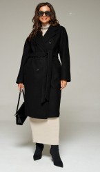  Пальто 7015 черный