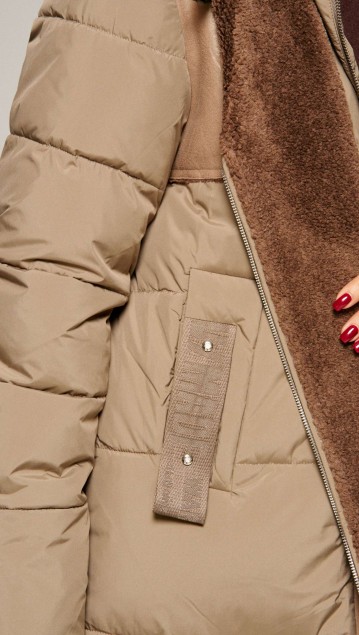 Beautiful&Free Пальто 8011 капучино фото 4