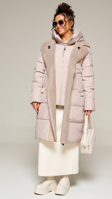 Beautiful&Free Пальто 8011 песочный фото 3