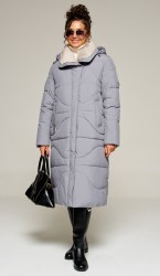  Пальто 8012 серый