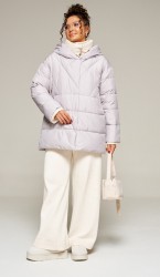  Пальто 8013 светло-серый