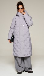  Пальто 8015 серый