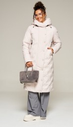  Пальто 8015 светло-серый