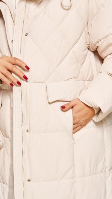 Beautiful&Free Пальто 8016 молочный фото 4