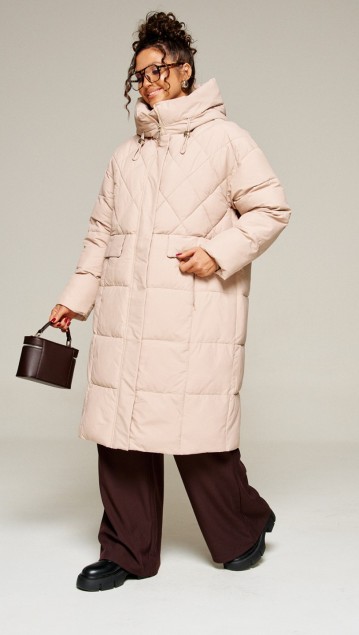 Beautiful&Free Пальто 8016 песочный 