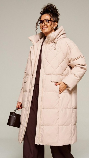 Beautiful&Free Пальто 8016 песочный фото 3