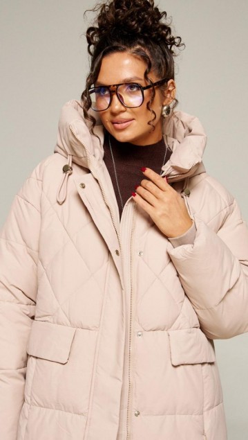 Beautiful&Free Пальто 8016 песочный фото 4