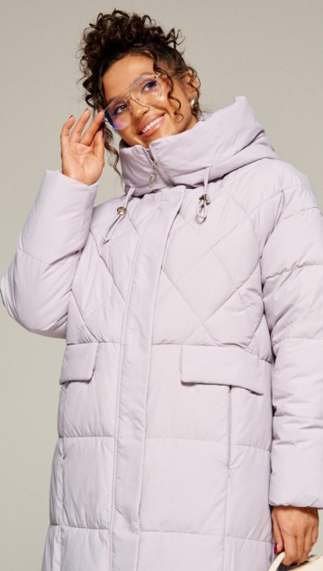 Beautiful&Free Пальто 8016 светло-серый фото 3