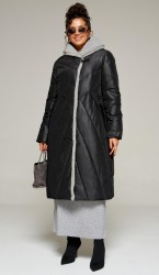  Пальто 8017 черный