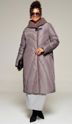  Пальто 8017 дымчато-лиловый