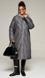  Пальто 8017 графит
