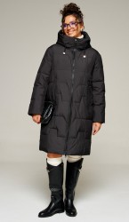  Пальто 8018 черный