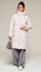  Пальто 8018 жемчужный