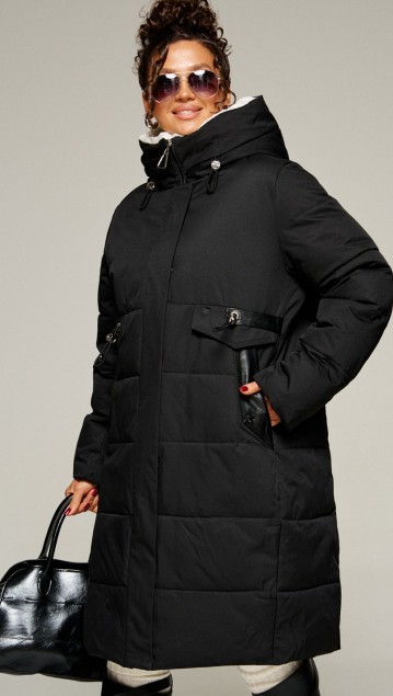 Beautiful&Free Пальто 8019 черный фото 3