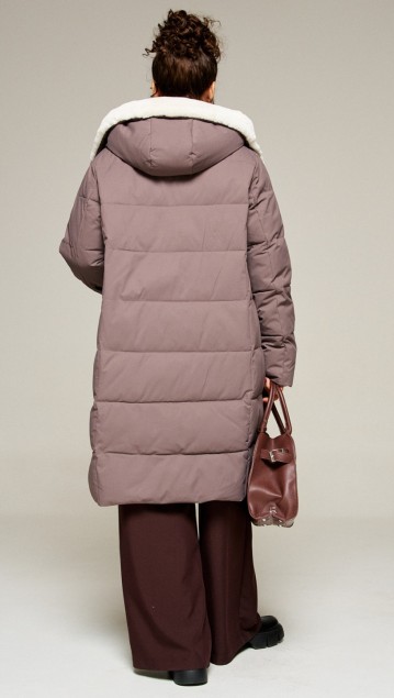 Beautiful&Free Пальто 8019 дымчато-лиловый фото 5