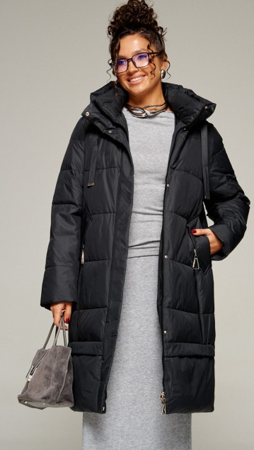 Beautiful&Free Пальто 8022 черный фото 3