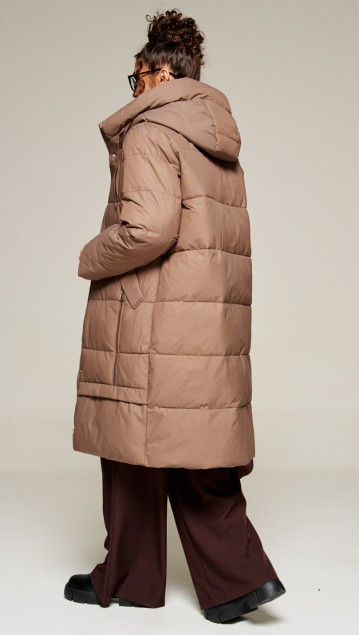 Beautiful&Free Пальто 8022 какао фото 5