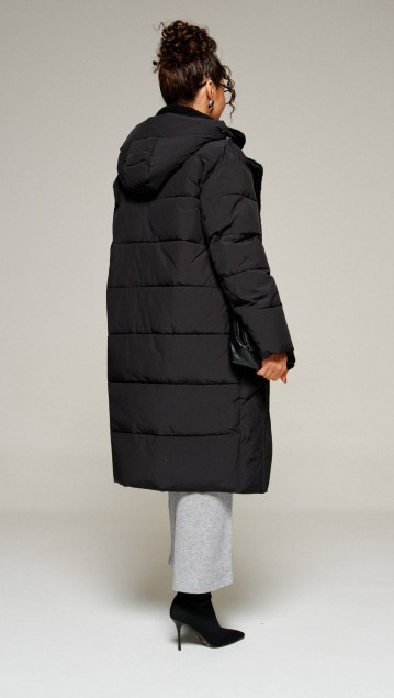 Beautiful&Free Пальто 8024 черный фото 5