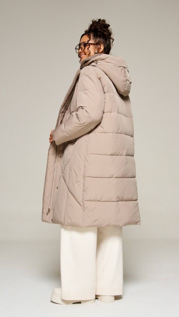 Beautiful&Free Пальто 8024 капучино фото 5