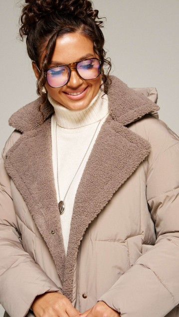 Beautiful&Free Пальто 8024 капучино фото 4